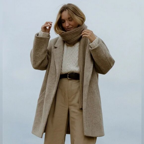 Handmade Sweaters - SOLD Cream Hand Knit Cable Wool Sweater